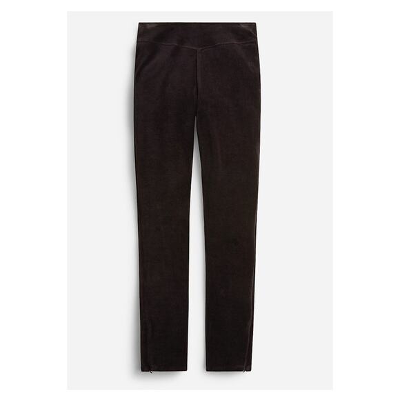 J.Crew Italian Stretch Velvet Leggings M Black - Picture 1 of 6